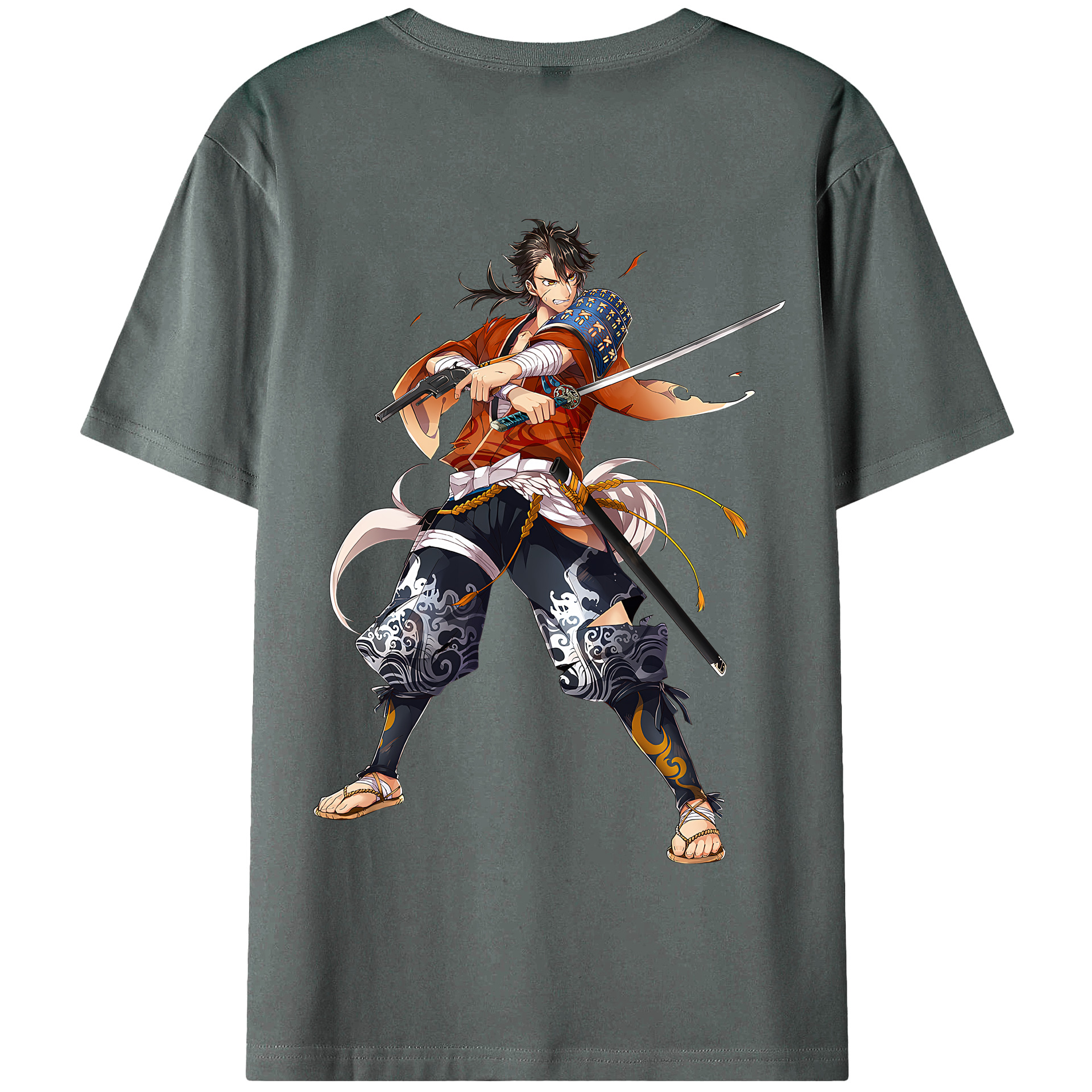 （画像用） 刀剣乱舞 Touken Ranbu 綿100％半袖Tシャツ（背面プリント）